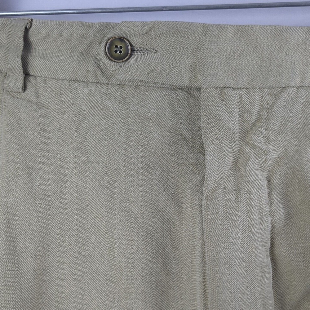 Tommy Bahama Shorts Mens 40/09 Khaki Flat Front 90% Silk Casual Golf Lightweight - Picture 9 of 16